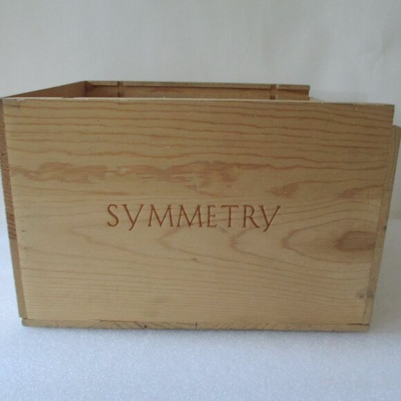 SYMMETRY WOODEN WINE CRATE - Picture 2 of 8